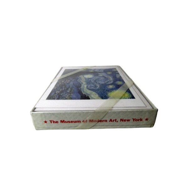 Note Cards Museum Of Modern Art Van Gogh Starry Night USA Gift for Art Lover - Picture 3 of 4